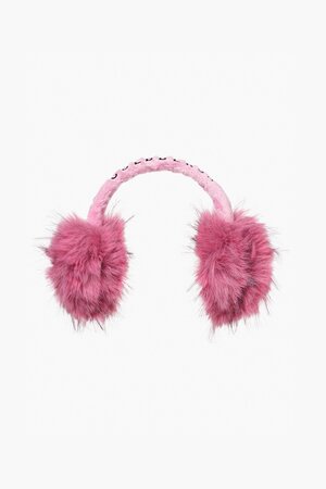 Chrániče uší Goldbergh Fluffy Earwarmers Pink Cosmos