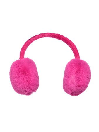 Chrániče úší Goldbergh Fluffy Earwarmers Faux Fur pink