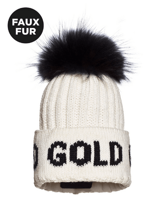 Čiapka Goldbergh Hodd Beanie Faux Pom White Čiapka Goldbergh Hodd Beanie Faux Pom White