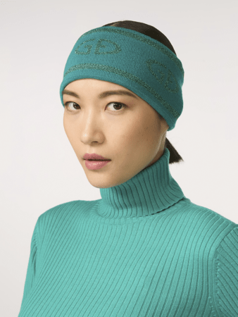 Čelenka Goldbergh Lia Headband Turchese