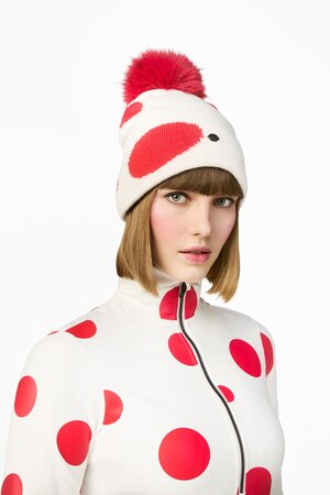 Čiapka Goldbergh Shizu Beanie Dots Flame