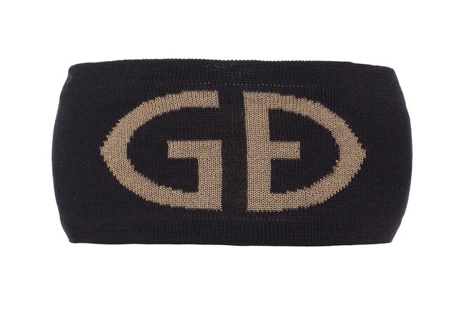 Čelenka Goldbergh Stirn Headband Black/Gold