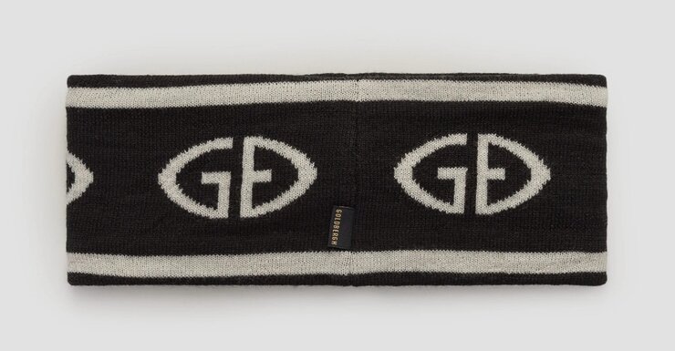 Čelenka Goldbergh Tiara Headband Black/Cream