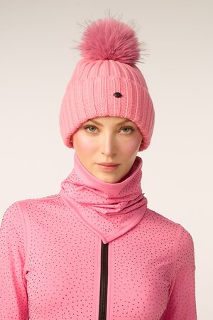 Čiapka Goldbergh UNA Beanie Pink Cosmos