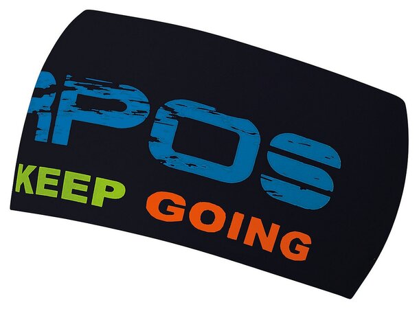 Čelenka Karpos Pelmetto Čierna/Modrá