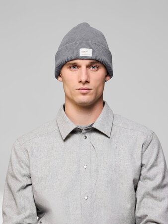 Čiapka Norrona /29 heavy cotton Beanie Grey Melange