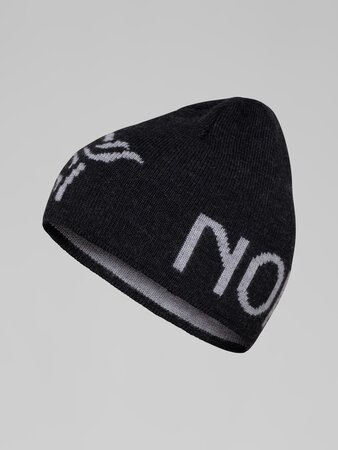 Čiapka Norrona /29 mid merinoUll logo Beanie Caviar Melange