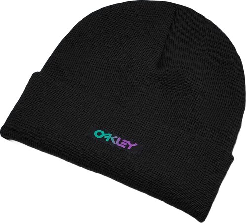 Čiapka Oakley B1B Gradient Patch Beanie Blackout