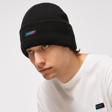 Čiapka Oakley B1B Gradient Patch Beanie Blackout