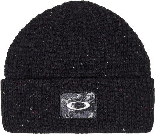 Čiapka Oakley Ellipse Patch Waffle Beanie Blackout