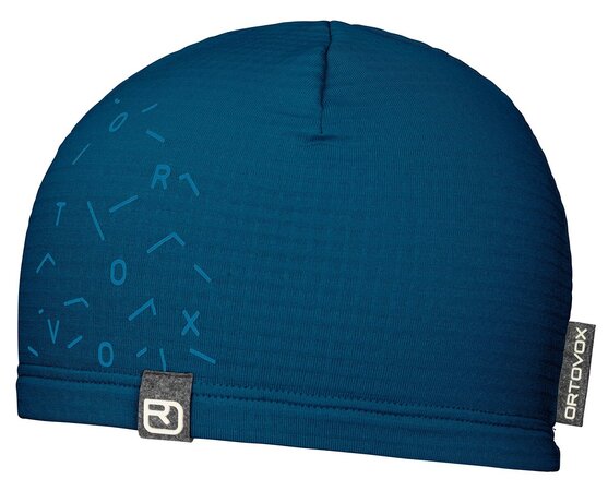 Čiapka Ortovox Fleece Light Grid Petrol Blue