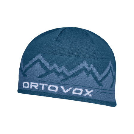 Čiapka Ortovox Peak Petrol Blue