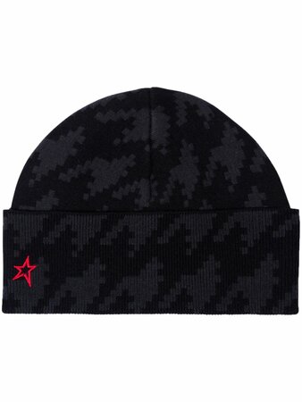 Čiapka Perfect Moment Beanie Houndstooth Black Čiapka Perfect Moment Beanie Houndstooth Black