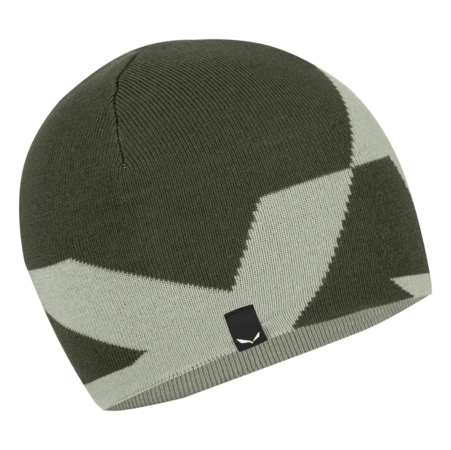 Zimná čiapka Salewa Pure Reversible Am Beanie Dark Olive