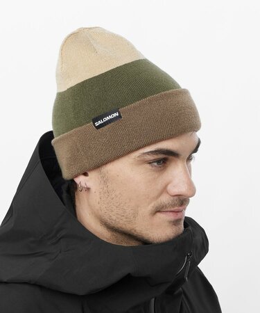 Čiapka Salomon Flatspin Reversible Beani Shitake Čiapka Salomon Flatspin Reversible Beani Shitake