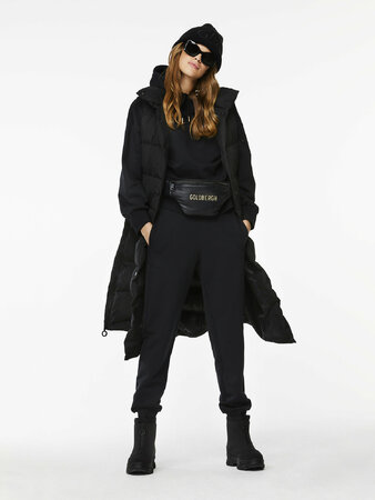 Ľadvinka Goldbergh Shimmer Fanny Pack Black