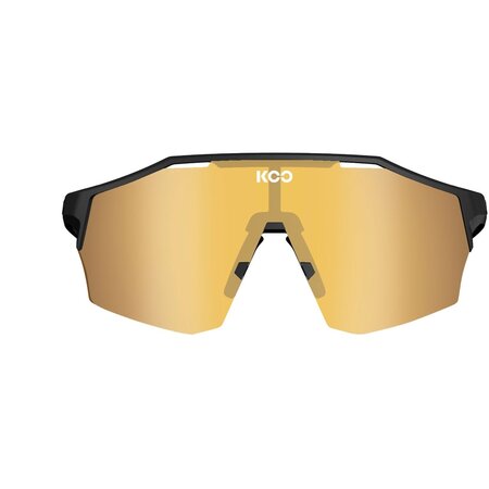 Cyklistické okuliare Kask Alibi Large Black Matt/Gold Mirror