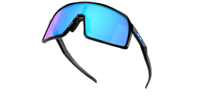 Cyklistické okuliare Oakley Sutro Polished Black W/Prizm Sapphire