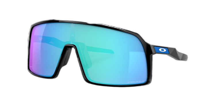 Cyklistické okuliare Oakley Sutro Polished Black W/Prizm Sapphire