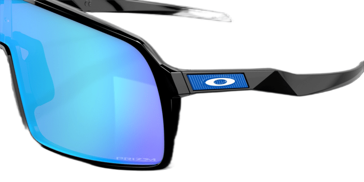 Cyklistické okuliare Oakley Sutro Polished Black W/Prizm Sapphire