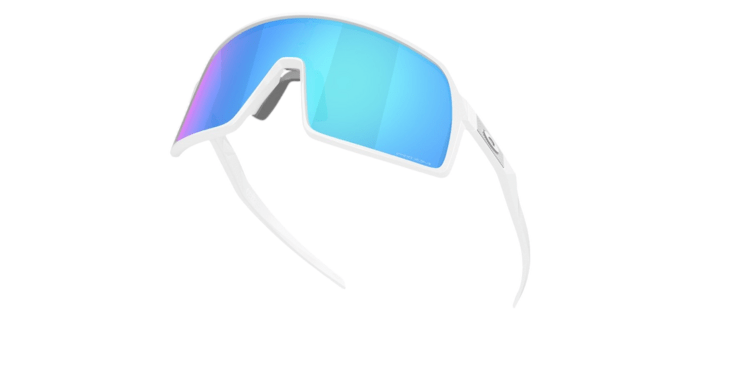 Cyklistické okuliare Oakley Sutro S Matte White w/Prizm Sapphire
