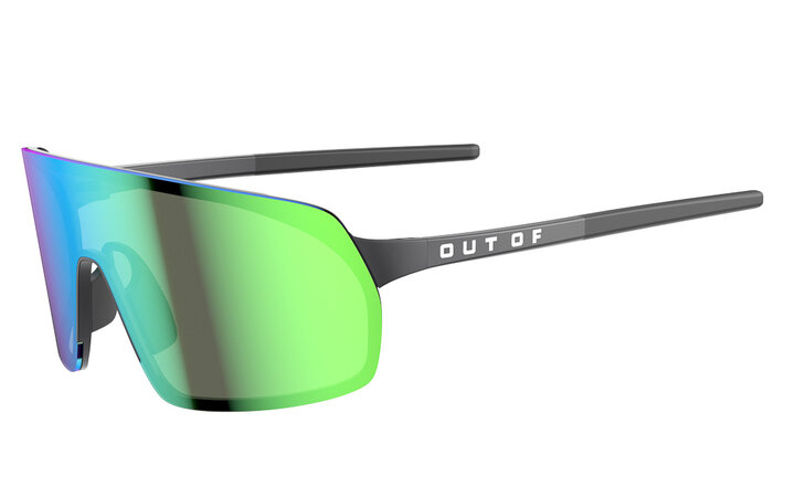 Cyklistické okuliare Out Of Rams Adapta Black/White Green MCI