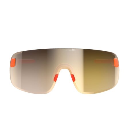 Cyklistické okuliare POC Elicit Fluo. Orange Translucent/Clarity Road/Partly Sunny Gold
