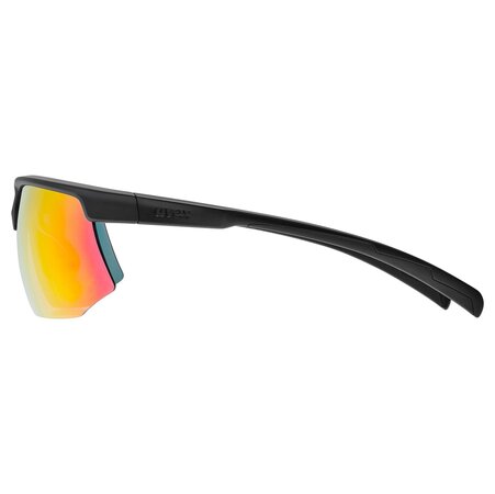 Cyklistické okuliare Uvex Aerios Black Matt/Mirror Red