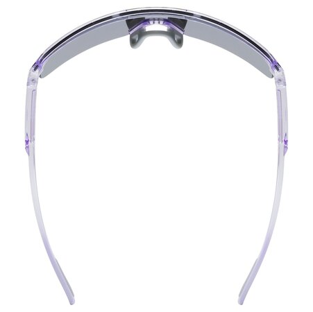 Cyklistické okuliare Uvex Dyrt Clear Purple/Mirror Red