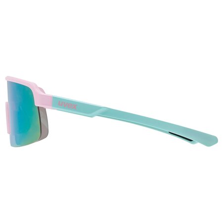 Cyklistické okuliare Uvex Dyrt Jr Pink-Green Matt/Mirror Pink