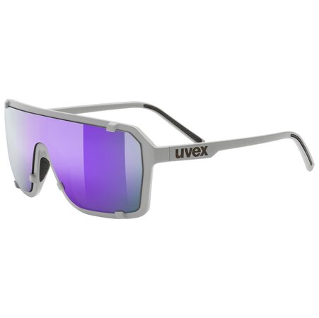 Cyklistické okuliare Uvex Esntl Epic Grey Matt/Mirror Purple