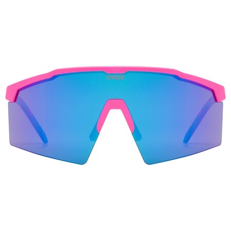 Cyklistické okuliare Uvex Flowline Pink Matt/Mirror Blue