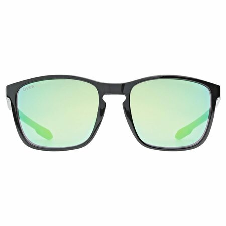 Okuliare Uvex LGL 52 Black/Mirror Green