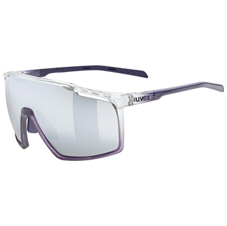 Cyklistické okuliare Uvex MTN Perform Clear-Met Purple/Mirror Silver