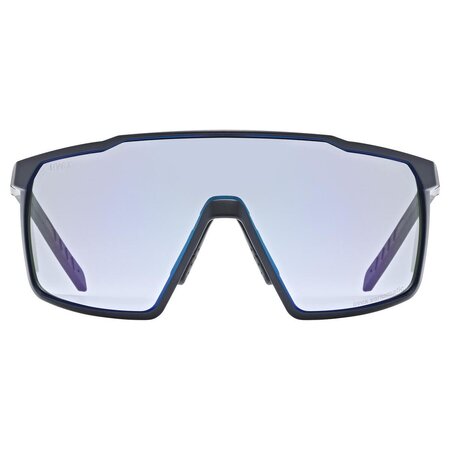 Cyklistické okuliare Uvex Mtn Perform S V Black Matt/Lite Mirror Blue