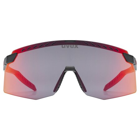 Cyklistické okuliare Uvex Pace Stage Black Matt/Mirror Red