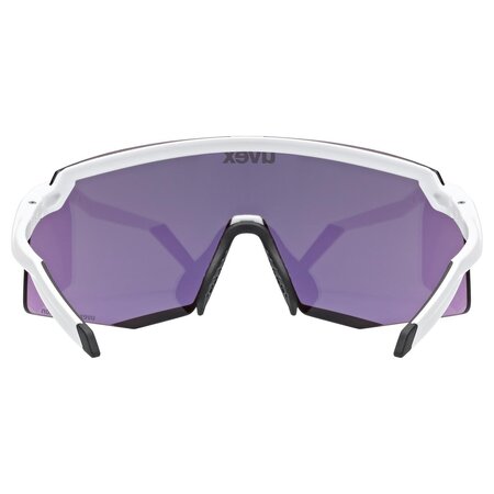 Cyklistické okuliare Uvex Pace Stage CV White Matt/Mirror Yellow