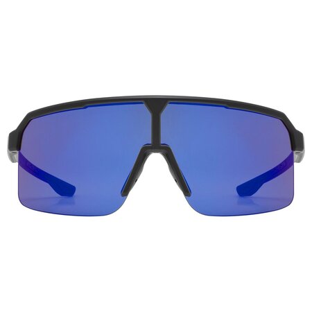 Cyklistické okuliare Uvex Ramp Black Matt/Mirror Blue