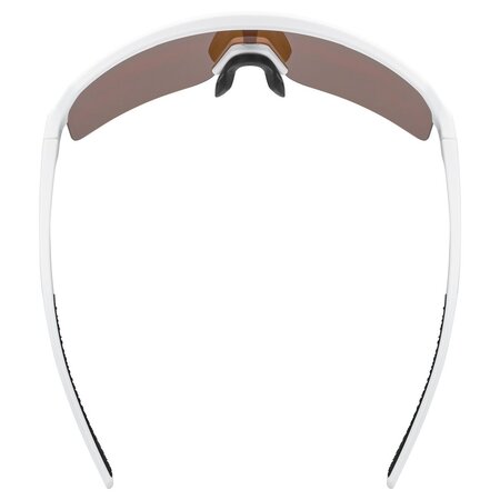 Cyklistické okuliare Uvex Ramp White Matt/Mirror Gold