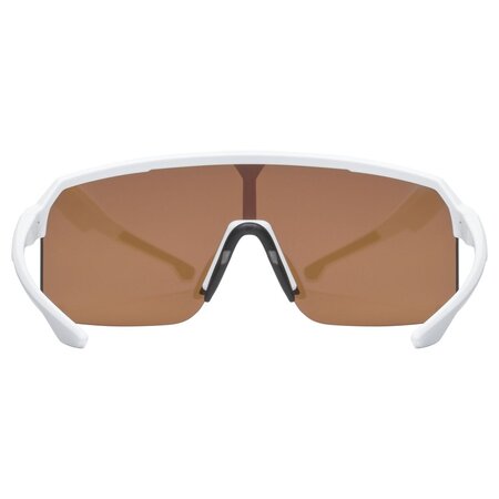 Cyklistické okuliare Uvex Ramp White Matt/Mirror Gold