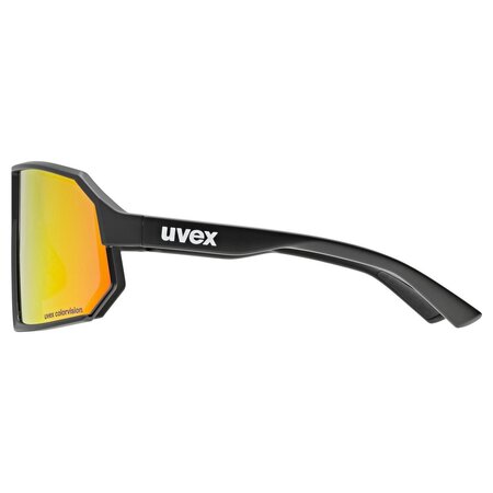 Cyklistické okuliare Uvex Sportstyle 237 CV Black Matt/Mirror Red