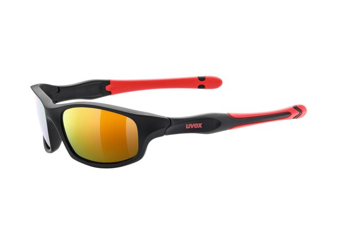 Okuliare Uvex Sportstyle 507 Black Mat Red S3