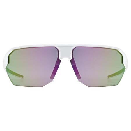 Cyklistické okuliare Uvex Vectiv White Matt/Mirror Pink