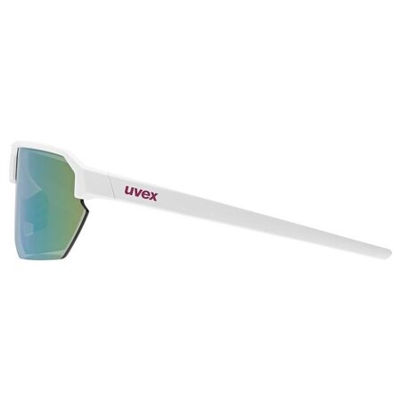 Cyklistické okuliare Uvex Vectiv White Matt/Mirror Pink