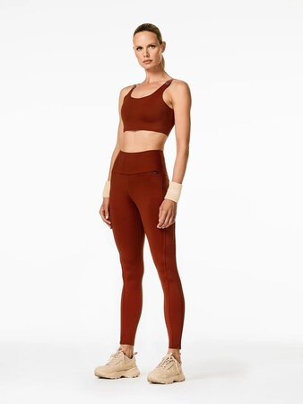 Funkčné legíny Goldbergh Claudine Tight Bronze Brown