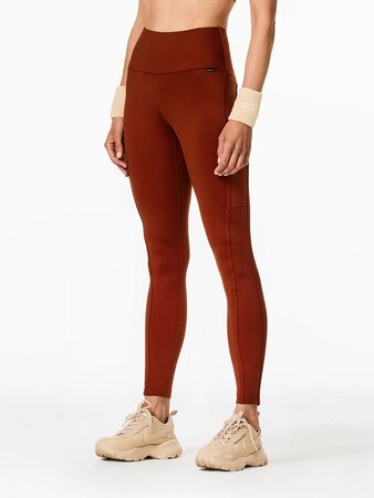 Funkčné legíny Goldbergh Claudine Tight Bronze Brown