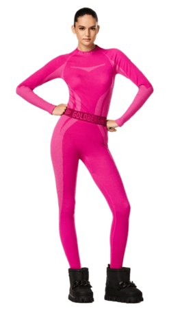 Funkčné legíny Goldbergh Contour Baselayer Pant Passion Pink