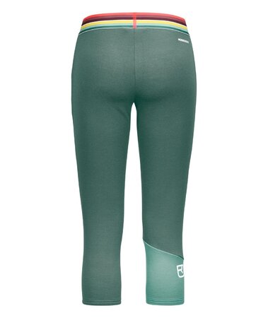 Funkčné legíny Ortovox W Fleece Light Short Pants Arctic Grey