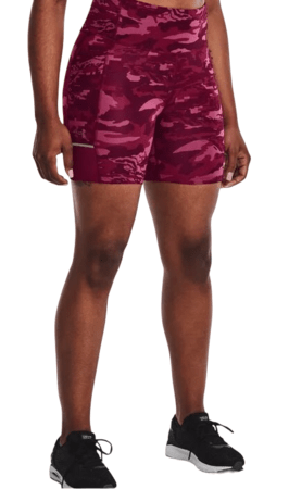 Dámske funkčné legíny Under Armour Fly Fast 3.0 Half Tight Pink