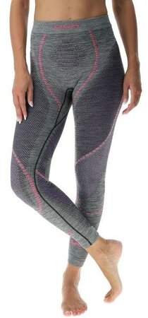 Funkčné legíny UYN Lady Ambityon Uw Pant Long Melange Black Melange/Purple/Raspberry